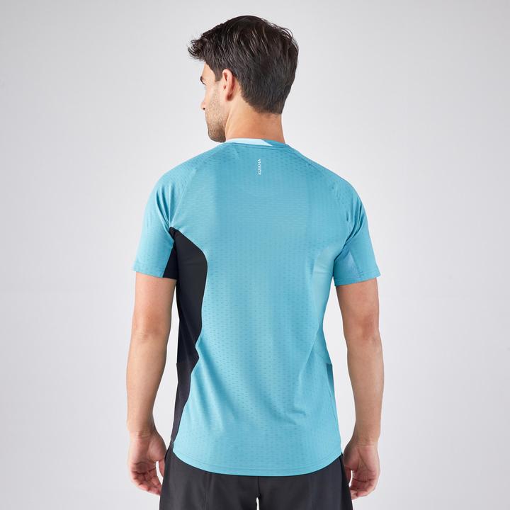 Actual product image Kuikma Herren Padel T-Shirt technisch - 900 blau/schwarz (L)