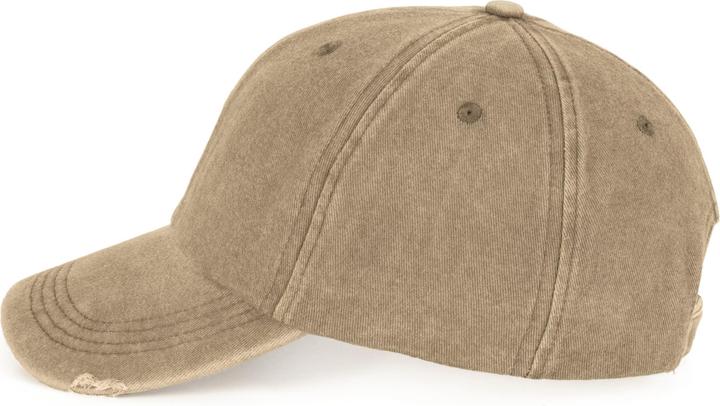 Produktbild K-up Vintage Baseballcap mit angeblichem Riss-Effekt (One Size)