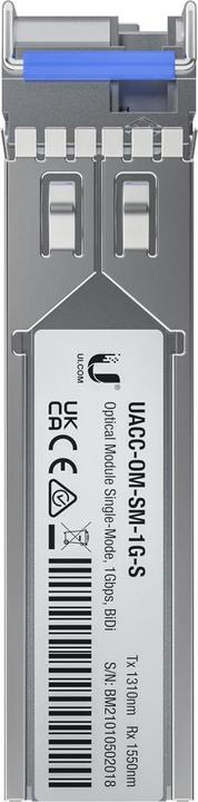 Image du produit Ubiquiti UACC-OM-SM-1G-S-20 - Module optique Module monomode, 1 Gbps, BiDi, pack de 20
