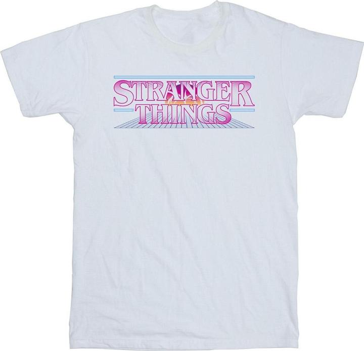 Netflix Stranger Things Retro Title TShirt Mädchen