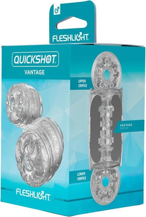 Actual product image Fleshlight Quickshot Masturbator Clear