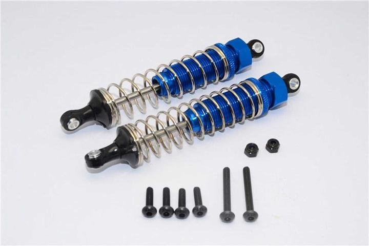 GPM aluminium dämpfer 95mm hinten blau tamiya tt02b