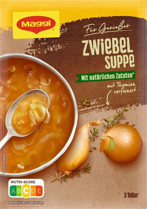 Produktbild Maggi FÜR GENIESSER Zwiebel Suppe, Ergibt 750 ml (750 ml)