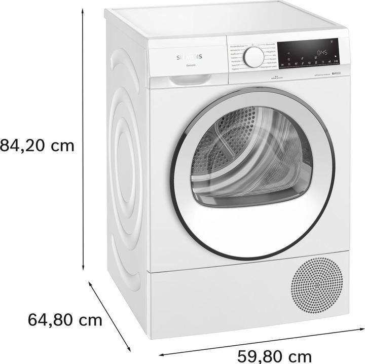Image du produit Siemens iQ500, WQ45G2A0CH (9 kg, Droite, Fiche CH)