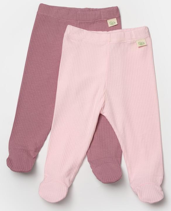 BabyCosy Strickhose mit Fuss, 2 Pack