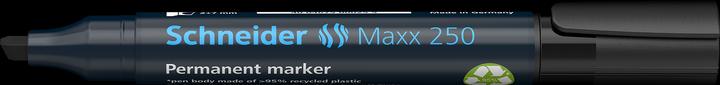 Produktbild Schneider Permanentmarker Maxx 250 Strichstärke: 2-7 mm Schreibfarbe: schwarz (Schwarz, 7 mm, 1 x)