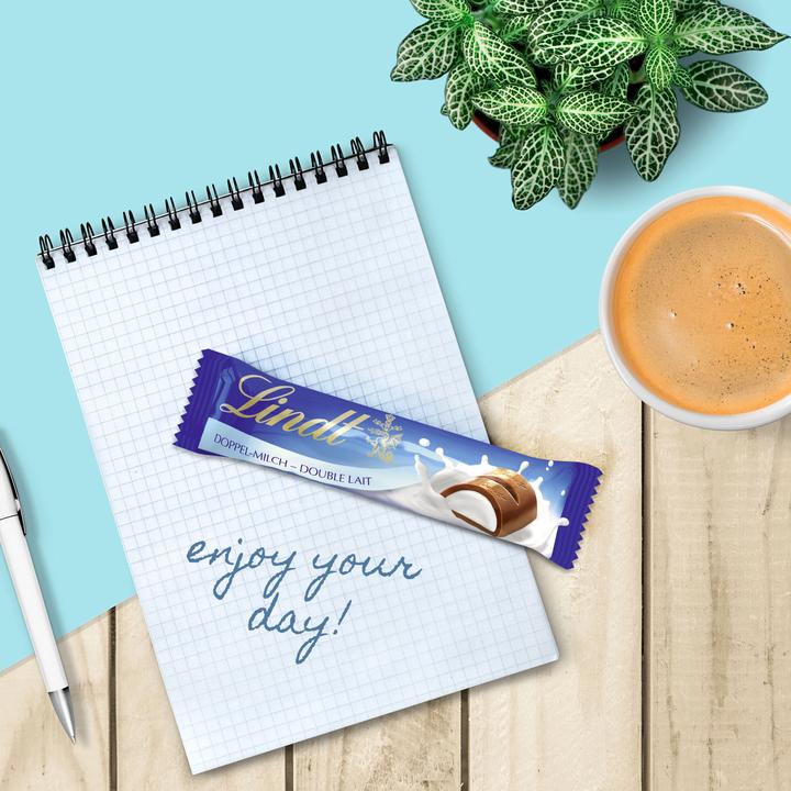 Image du produit Lindt Barre chocolatée double lait (684 g)
