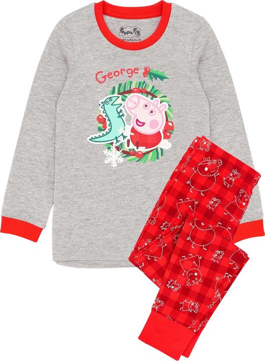 Peppa Pig Schlafanzug Jungen weihnachtliches Design