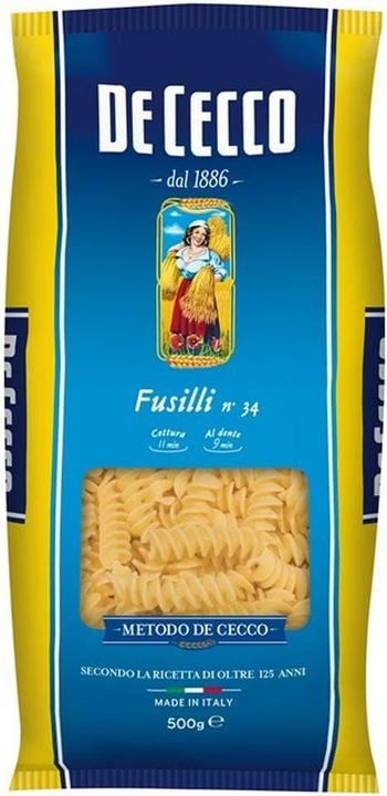 Actual product image De Cecco FUSILLI NO.34 (500 g)