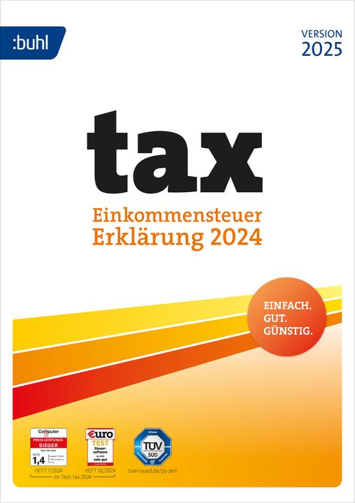 Produktbild Buhl Data Service tax 2025 (1 User, 1 Geräte/User, unbegrenzt)