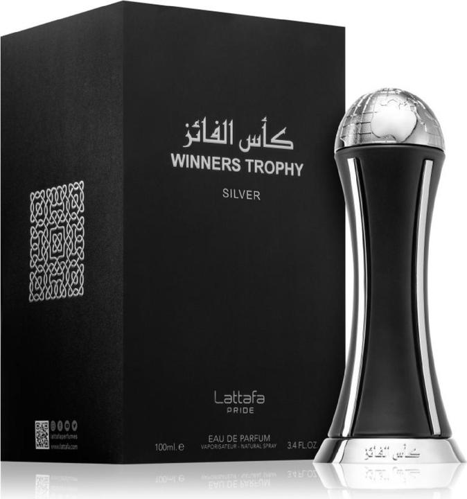 Actual product image Lattafa Perfumes Winners Trophy Silver Eau de Parfum - 100ml (Eau de parfum, 100 ml)