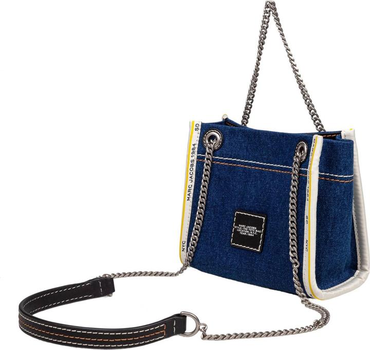 Actual product image Marc Jacobs denim chain ​​shoulder bag