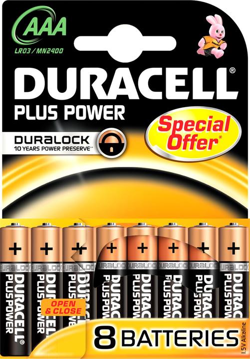 Actual product image Duracell Plus (8 pcs., AAA)