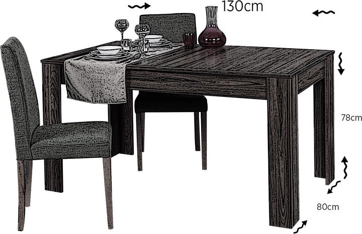 Produktbild Hanah Home Kennedi (130 x 78 x 80 cm)