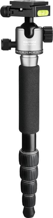 Produktbild mantona light traveller Reisestativ schwarz/grau (Metall)