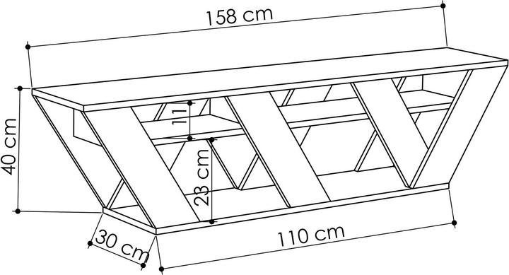 Produktbild Skye Decor Beckett (158 x 40 x 30 cm)