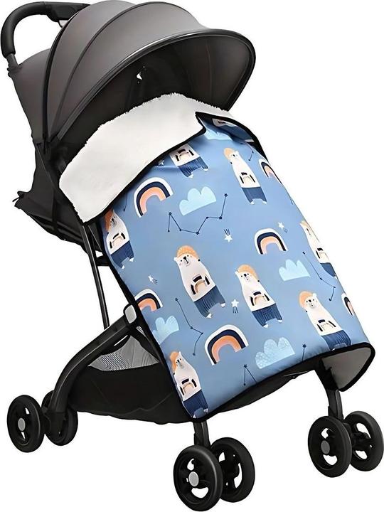 Milkii Couverture de poussette, ours polaire