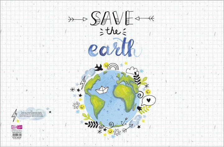Produktbild Magni 4639981 - Schreibtischunterlage Save the earth, 39x60 cm, Papier, recyclebar, Karton ohne F (39 x 60 cm)
