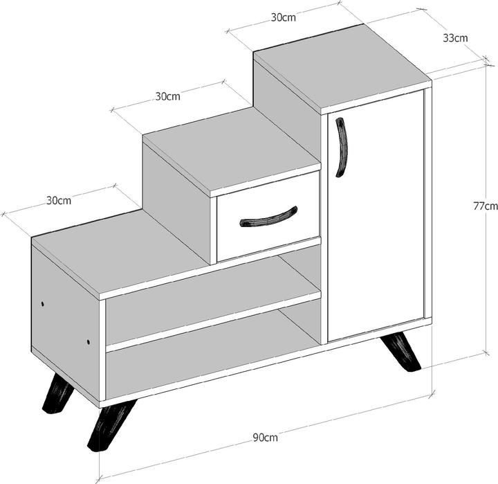 Produktbild Kalune Design Annie (90 x 33 x 77 cm)