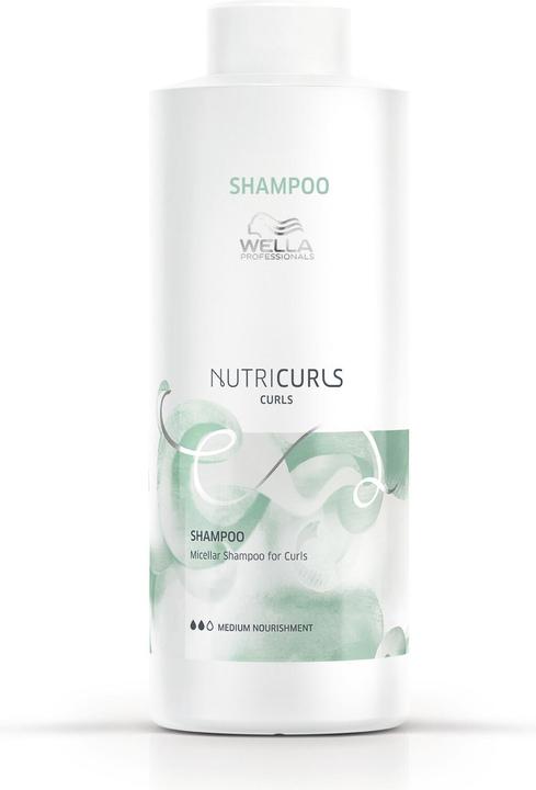 Actual product image Wella NutriCurls micellar shampoo for curls (1000 ml, Liquid shampoo)