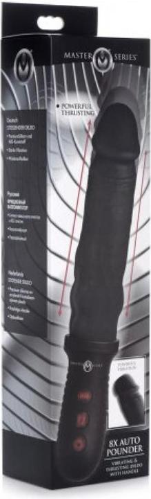 Actual product image Master Series 8X Auto Pounder Vibrating and Thrusting Dildo