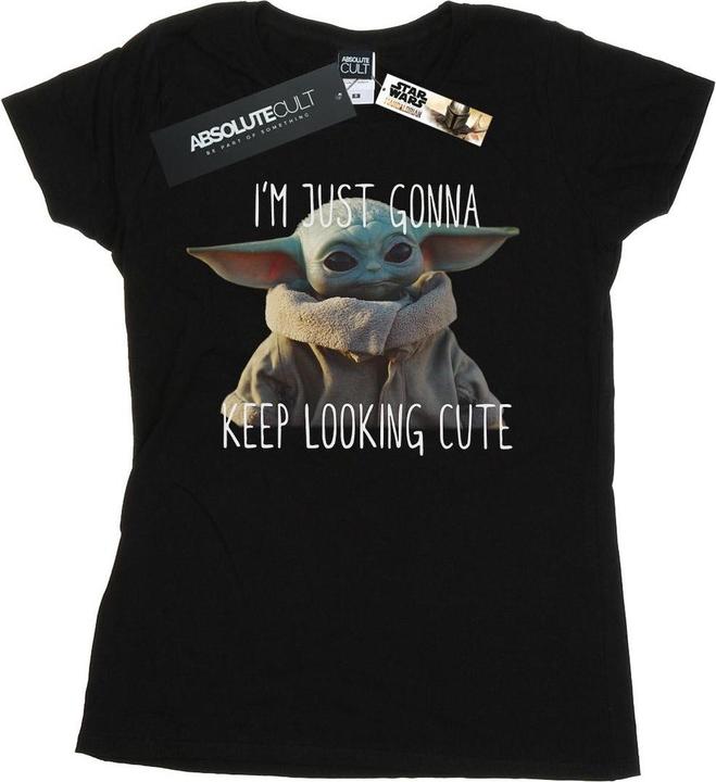 Star Wars The Mandalorian Keep Looking Cute TShirt (L)