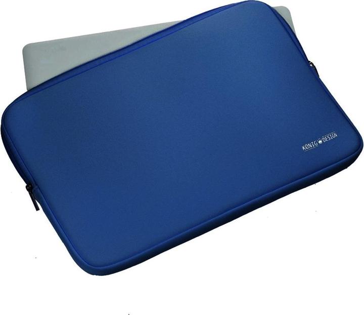 Produktbild König Design Universal Notebooktasche 13 13,3 Zoll Tasche Hülle Laptop Notebook Case Blau (13.30")