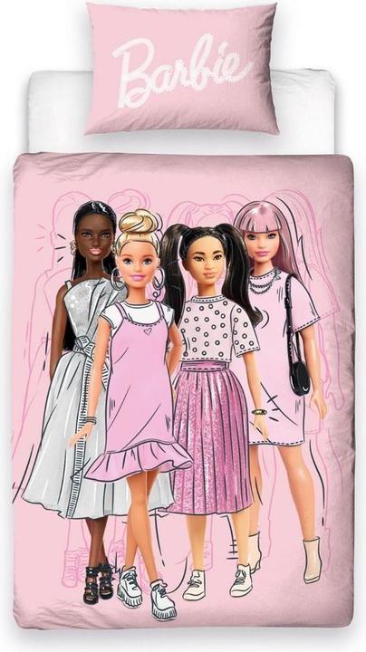 Produktbild Barbie Reversible Figuren Bettbezug Set