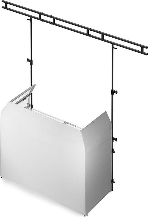 Vonyx meubel - DB3 opvouwbaar meubel - mobiele booth - met lichtbrug (2,5 mtr)
