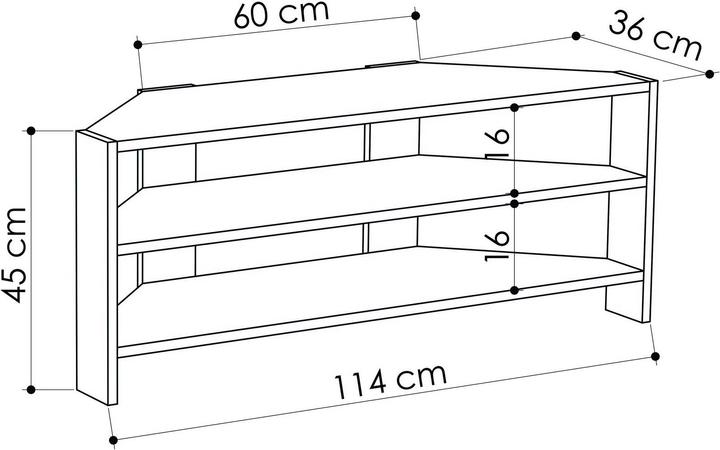 Actual product image Skye Decor Bruce (114 x 45 x 36 cm)