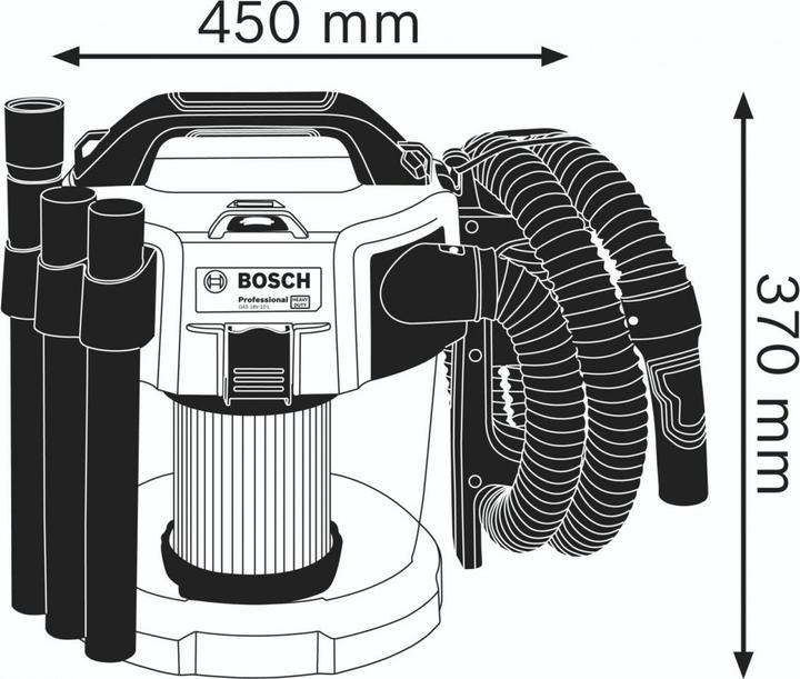 Actual product image Bosch Professional GAS 18V-10 L (Wet dry vacuum cleaner)