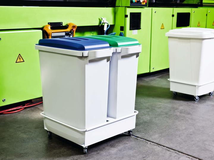Produktbild Durable Durabin 90, 90 L, Rectangular, Green, 510 mm, 485 mm, 605 mm (90 l)