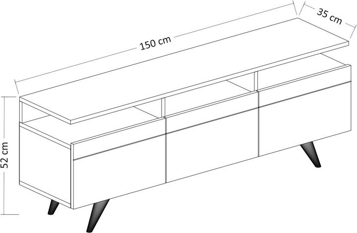 Image du produit Homitis Travis (150 x 31,5 x 52 cm)