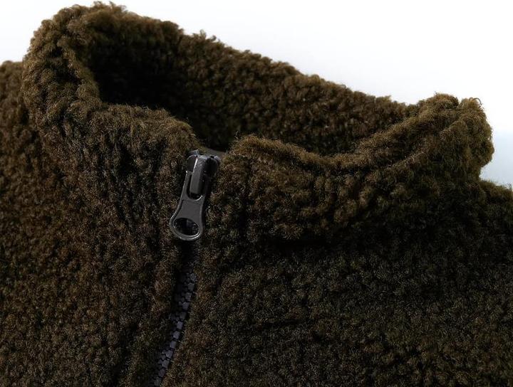 Actual product image VidaXL Children's jacket 128,Material: 100 % polyester,Colour: Khaki (128)