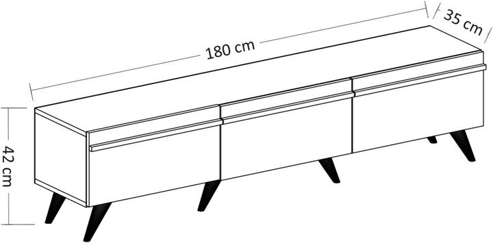 Immagine prodotto Homitis Ariah (180 x 30 x 42 cm)