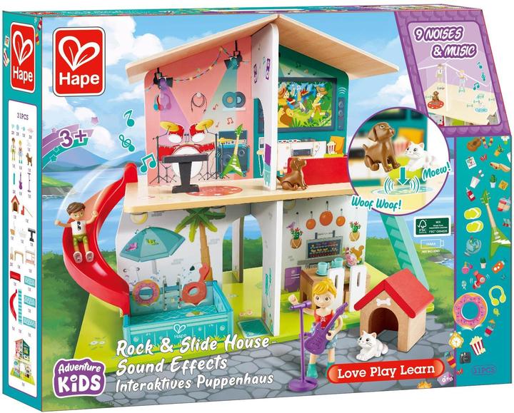 Image du produit Hape Maison de poupées interactive