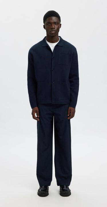 Immagine prodotto Selected Homme Slhmike Light Ls Knit Relaxed Polo Cardi (L)