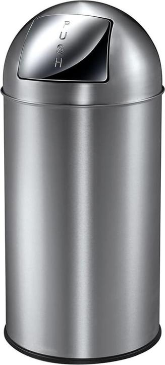 Actual product image EKO Schwingdeckeleimer Pushcan 40 Liter matt chrom (40 l)