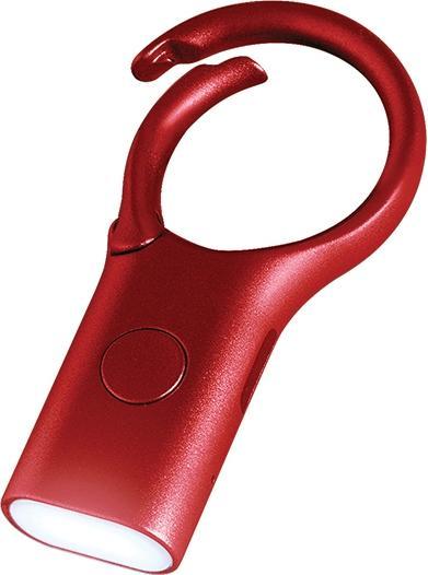 Lexon Nomaday Brelok z latarką ciemnoczerwony/dark red LL136DR