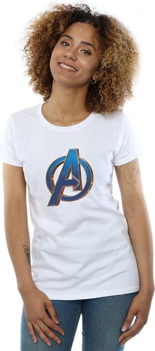 Actual product image Womens/Ladies Avengers Endgame Heroic Logo Cotton T-Shirt (M)