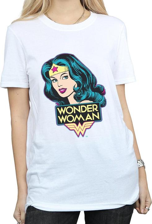Wonder Woman Head TShirt aus Baumwolle