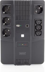 Produktbild Assmann ALLINONE UPS 800VA/480W LED (800 VA, 480 W, Line-Interaktiv USV)
