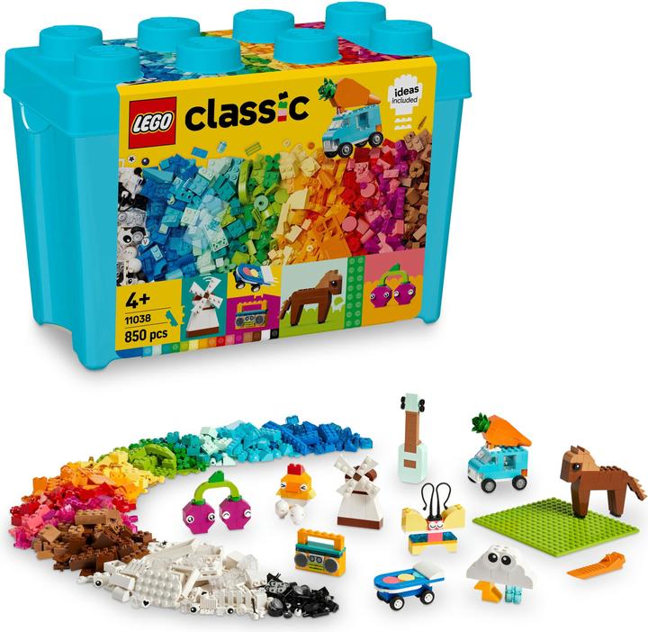 Image du produit LEGO Boîte de briques colorées (11038, LEGO Classic)