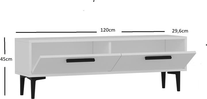 Actual product image Kalune Design Gavin (120 x 29.6 x 45 cm)