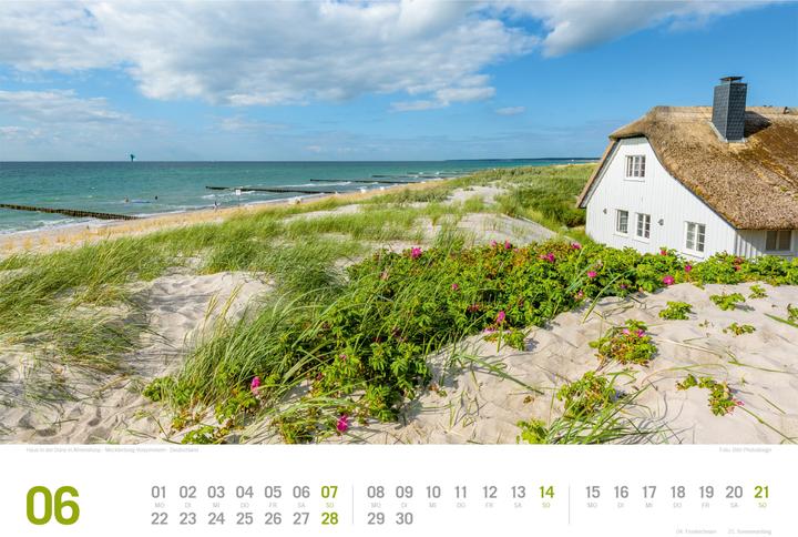 Produktbild Ostsee - von Flensburg bis nach Usedom - ReiseLust Kalender 2026 (45 x 33 cm, Harter Einband, Deutsch)