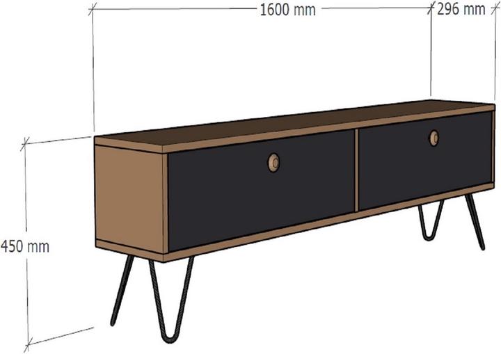Image du produit Hanah Home Milo (160 x 29,5 x 45 cm)