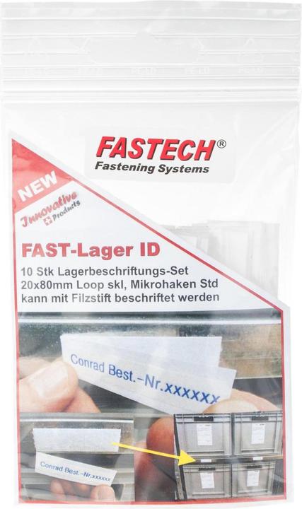 Produktbild Fastech Klett-Beschriftungsfelder