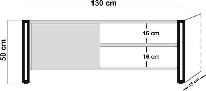 Immagine prodotto Hanah Home Banks (130 x 45 x 50 cm)