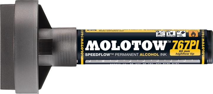 Actual product image Molotow Felt pen Speedflow Chemical Bck 767PI 60mm (Copper black, 60 mm, 1 x)
