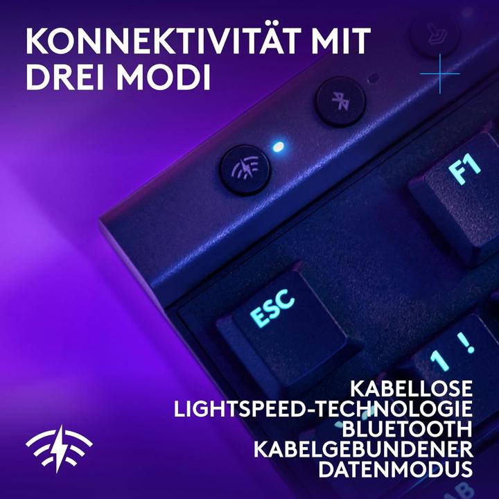 Actual product image Logitech G515 Lightspeed TKL (DE, Wireless, Cable)
